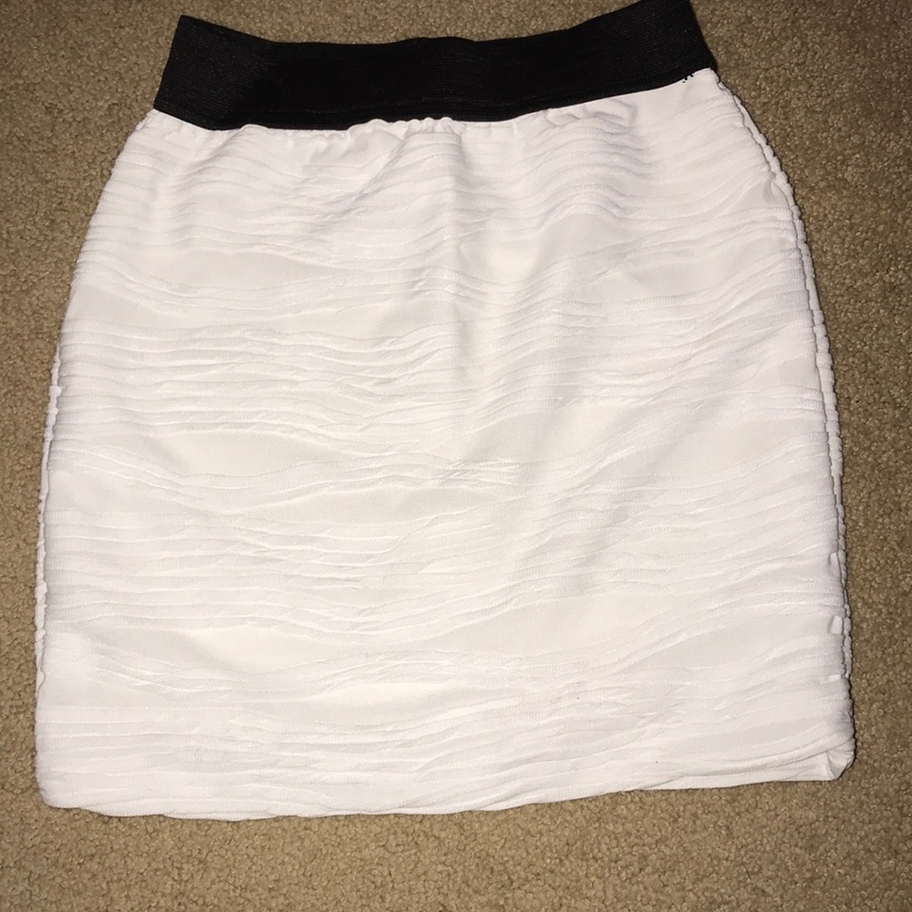 White skirt